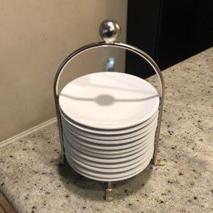 Simple Additions Dessert Plates & Stand